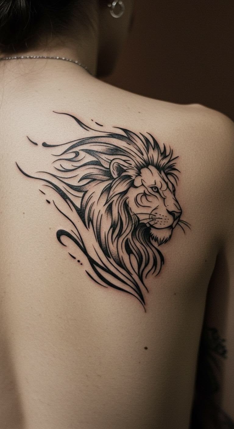 Aslan dövmesi